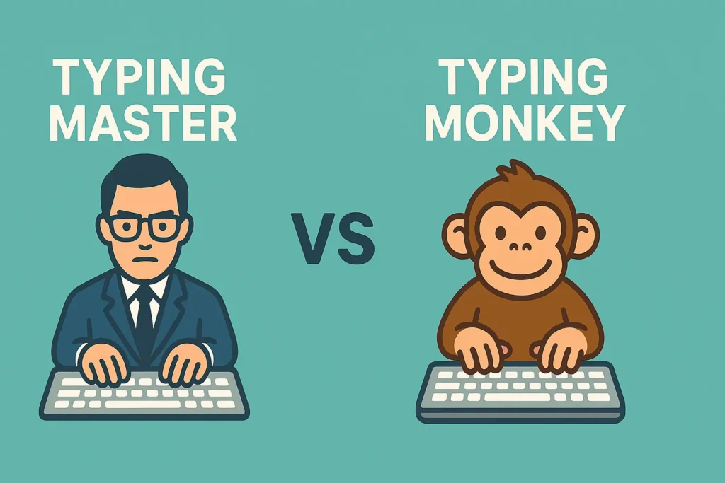 Typing Master vs Typing Monkey